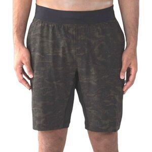 Lululemon T.H.E. Short *Luxtreme Liner 9" Kinetic Green Multi